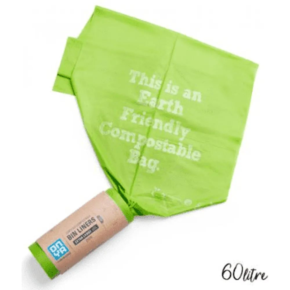100% Certified Compostable Bin Liners by Onya