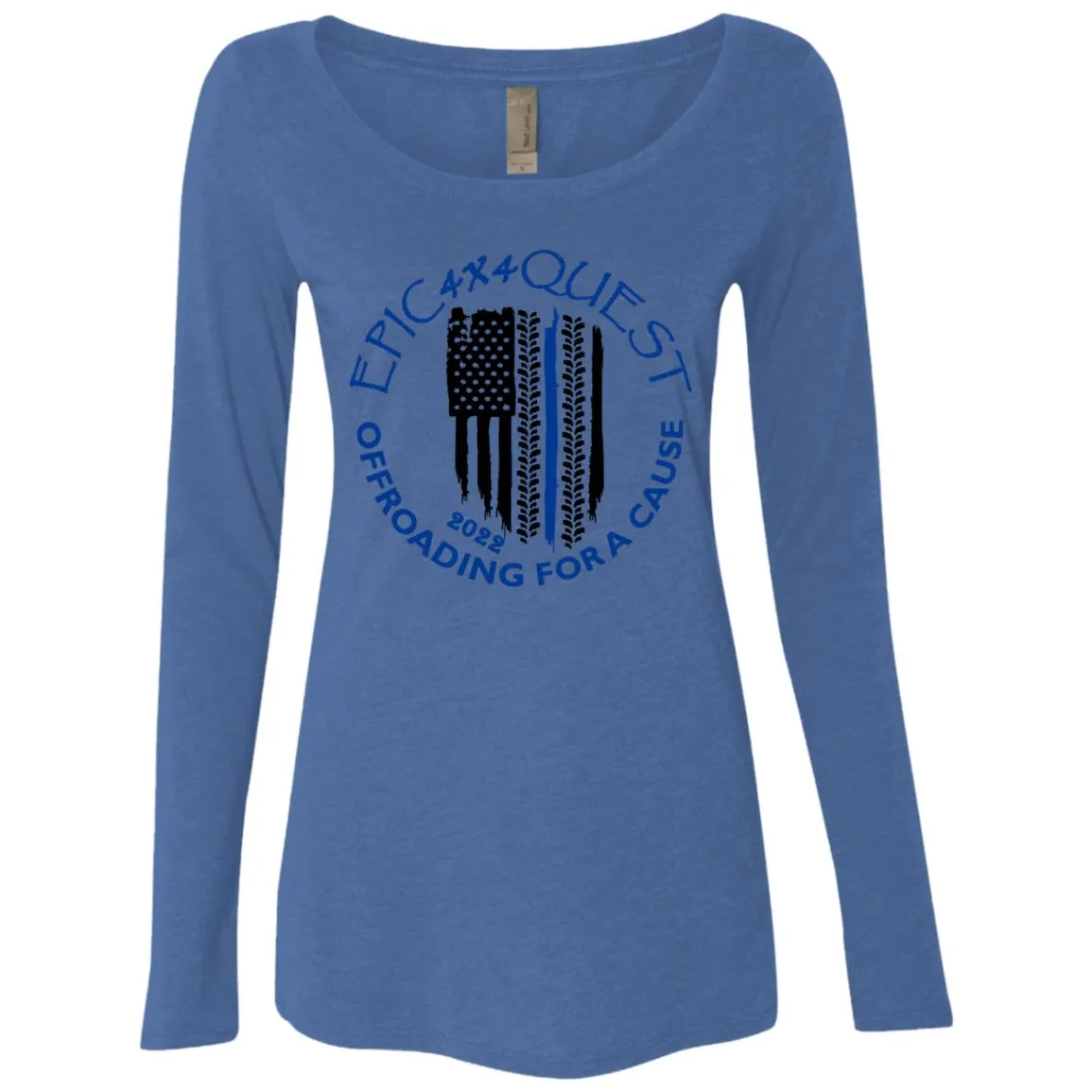 2022 Epic 4x4 NL6731 Ladies' Triblend LS Scoop