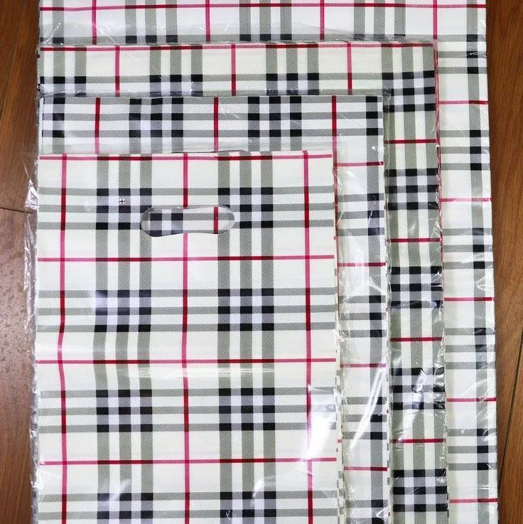 50x Reusable Plastic Tote Bag Eco Friendly Shopping Bags Durable Large Capacity