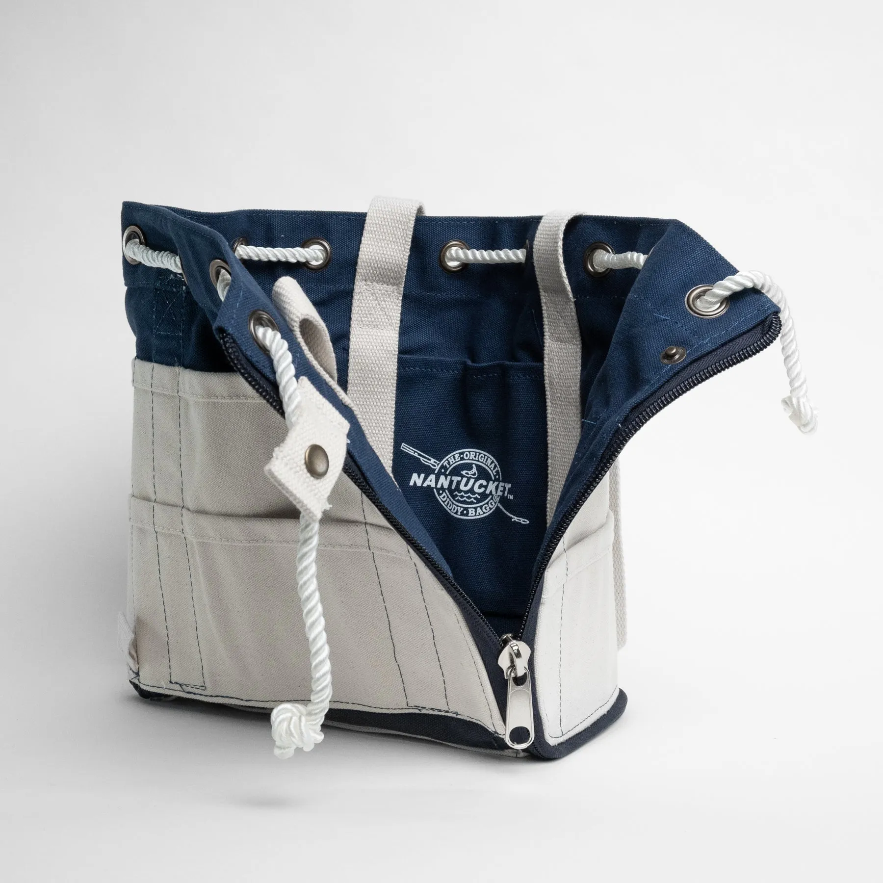 #611 Original Nantucket Diddy Bagg - Short Canvas Tool Tote