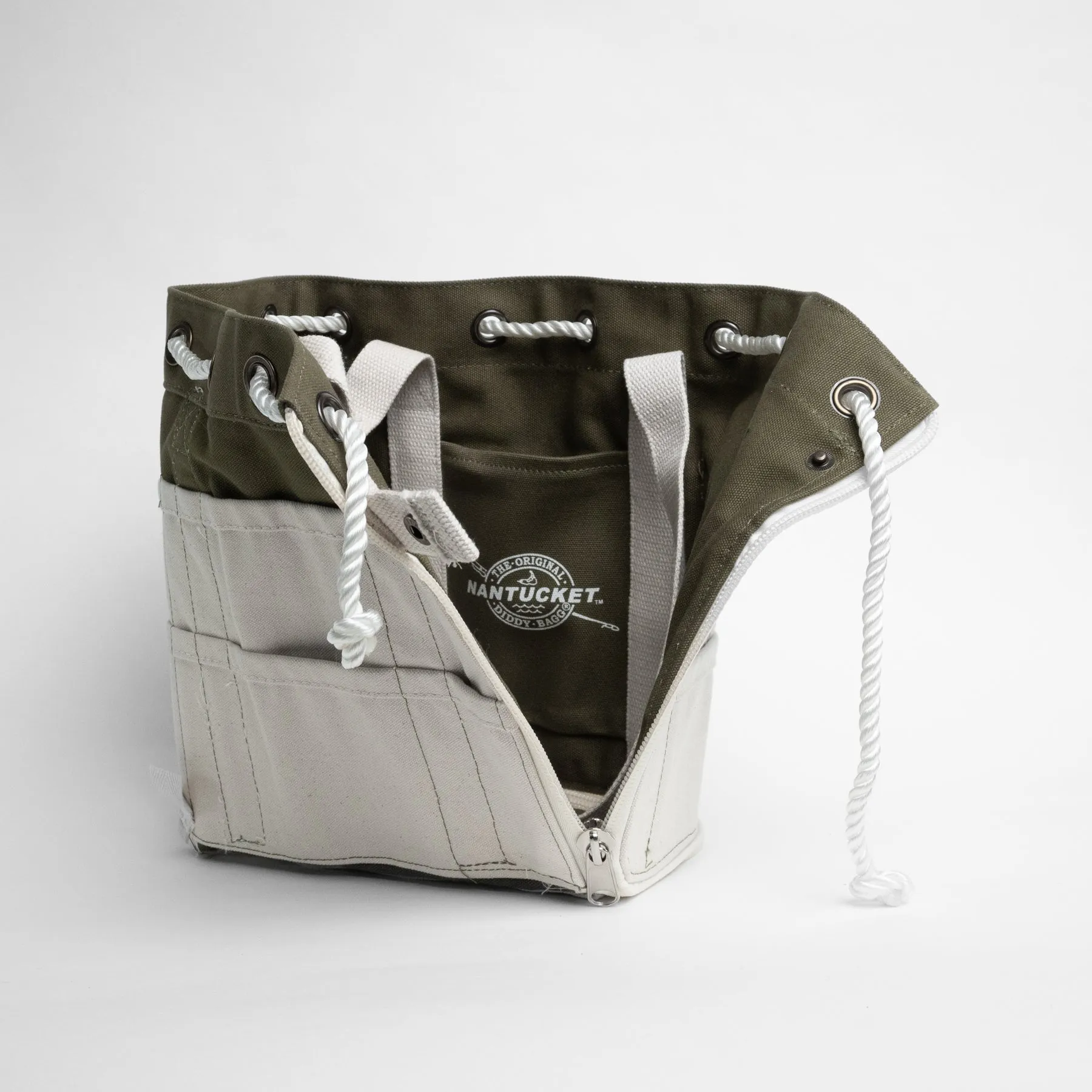 #611 Original Nantucket Diddy Bagg - Short Canvas Tool Tote