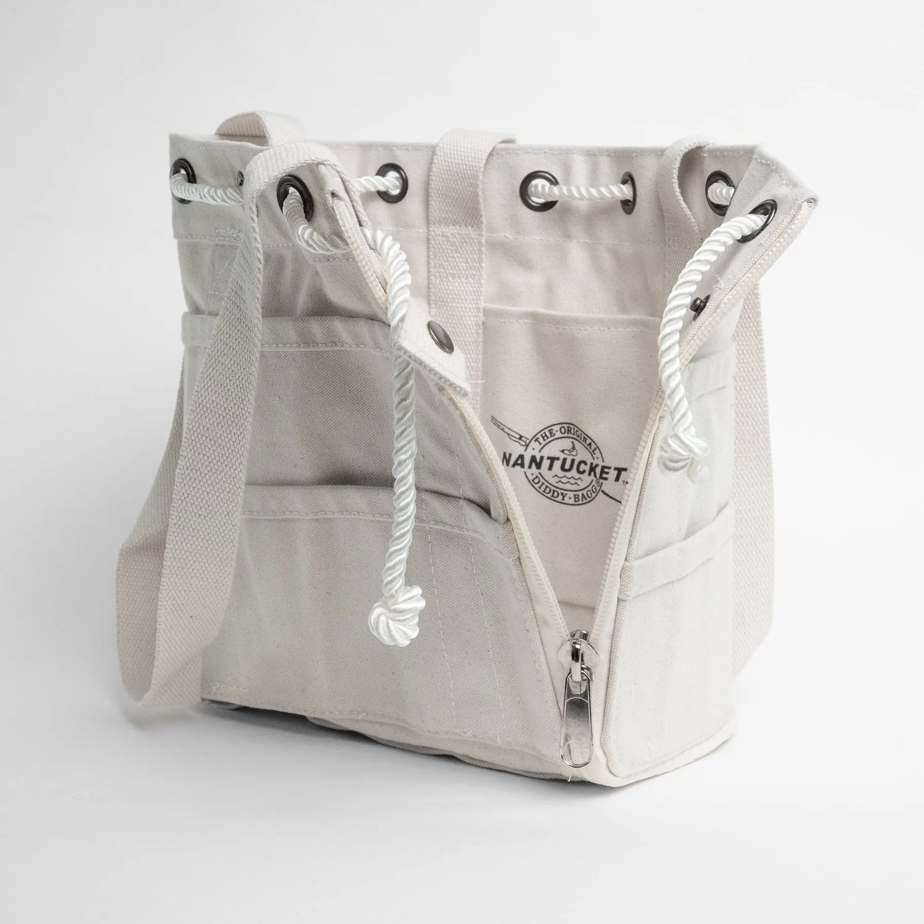 #611 Original Nantucket Diddy Bagg - Short Canvas Tool Tote