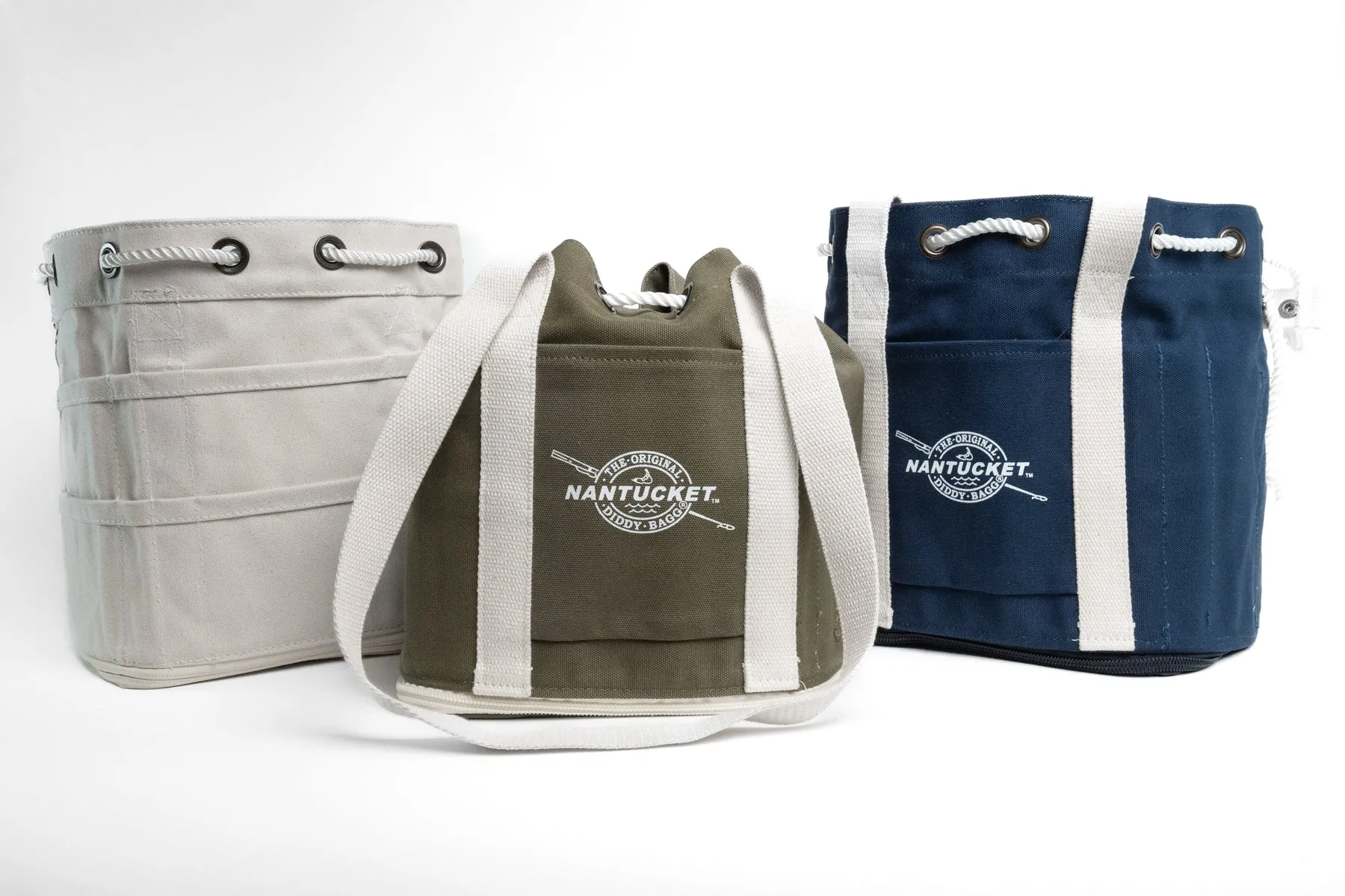 #611 Original Nantucket Diddy Bagg - Short Canvas Tool Tote