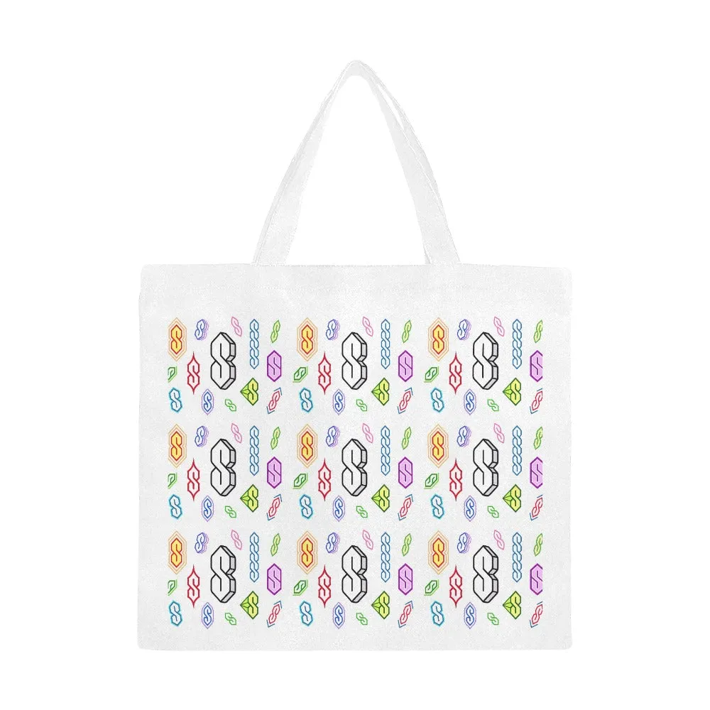 90s Graffiti Super S Canvas Tote Bag(Large)