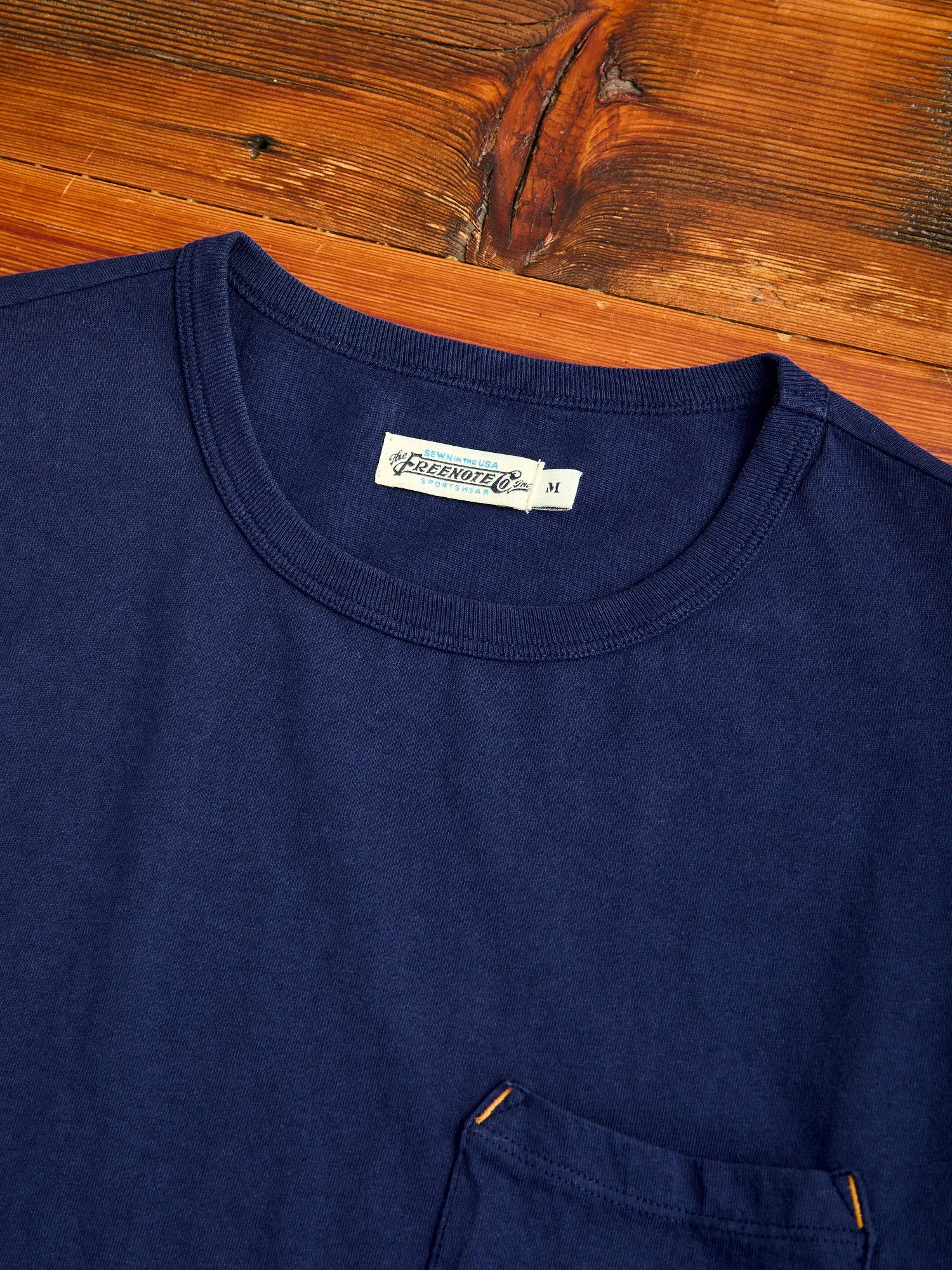 9oz Pocket T-Shirt in Navy