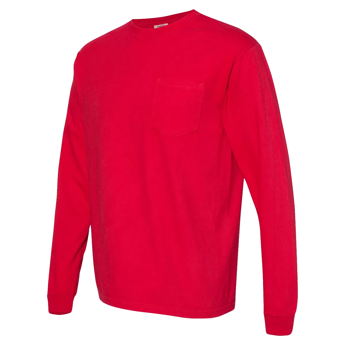 A1771 Heavyweight Ring Spun Long Sleeve Pocket Tee