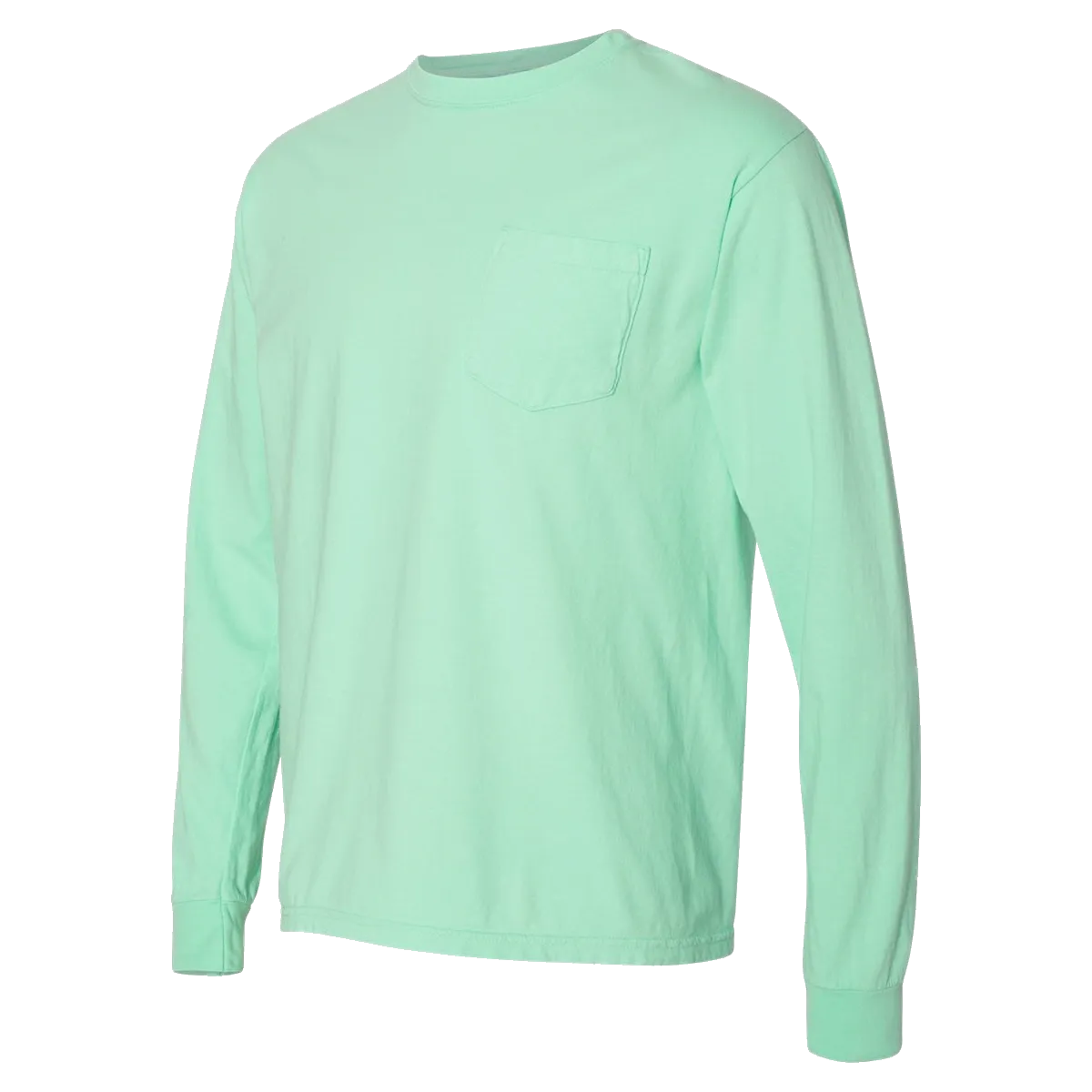 A1771 Heavyweight Ring Spun Long Sleeve Pocket Tee