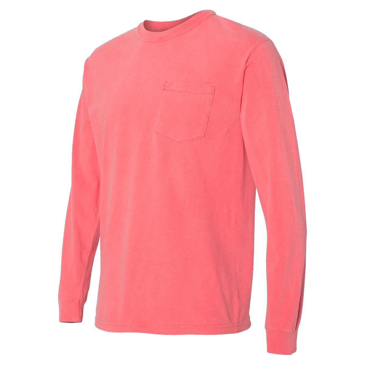 A1771 Heavyweight Ring Spun Long Sleeve Pocket Tee