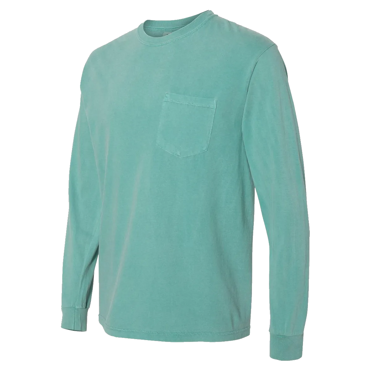 A1771 Heavyweight Ring Spun Long Sleeve Pocket Tee