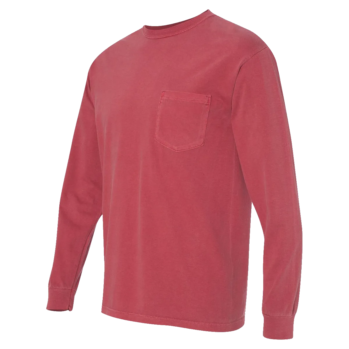 A1771 Heavyweight Ring Spun Long Sleeve Pocket Tee
