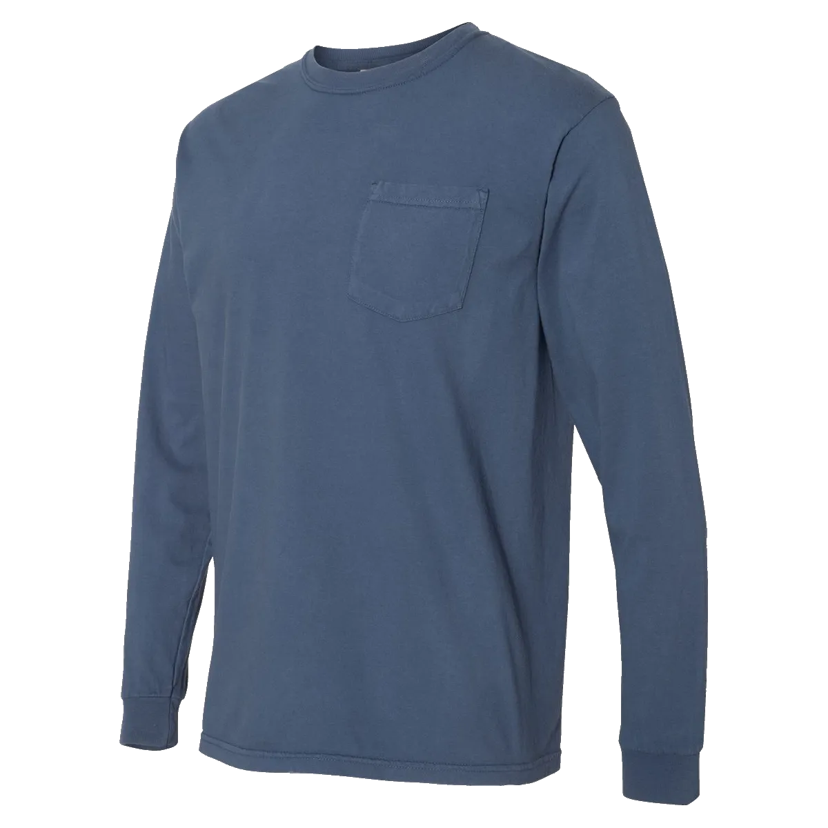 A1771 Heavyweight Ring Spun Long Sleeve Pocket Tee