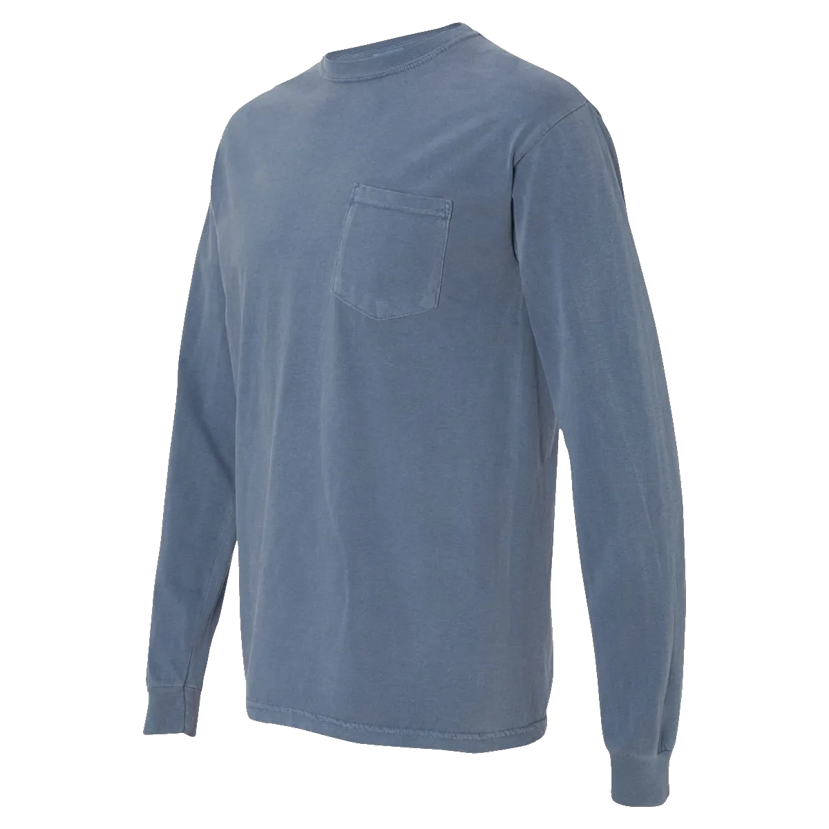 A1771 Heavyweight Ring Spun Long Sleeve Pocket Tee