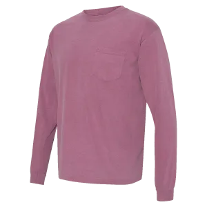 A1771 Heavyweight Ring Spun Long Sleeve Pocket Tee