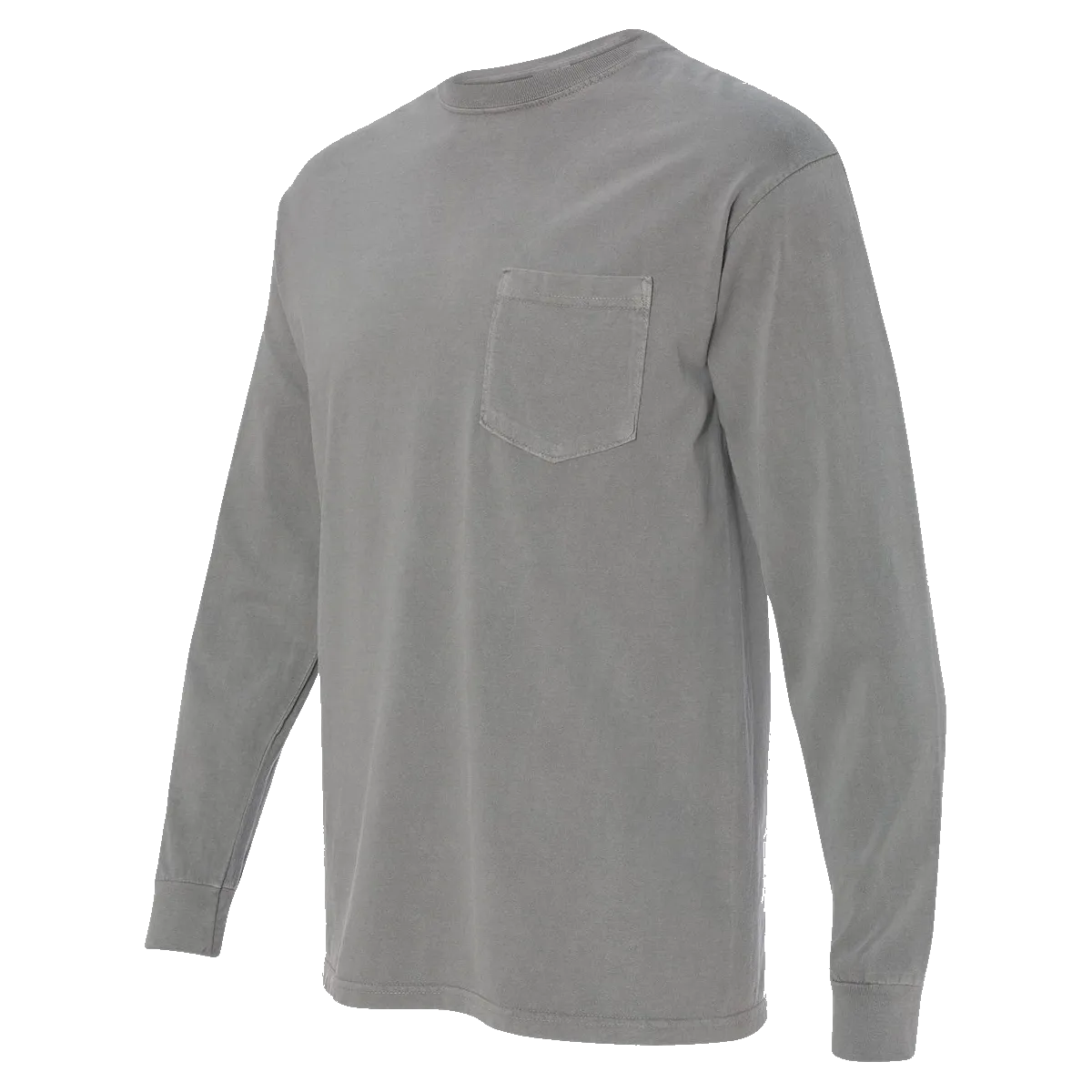 A1771 Heavyweight Ring Spun Long Sleeve Pocket Tee