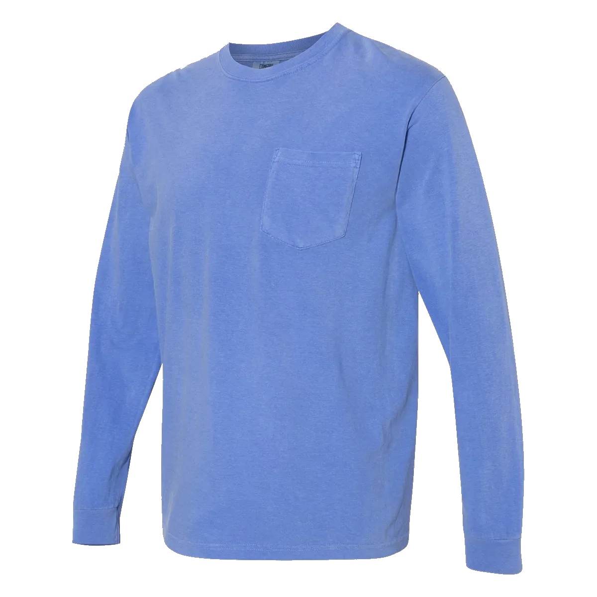 A1771 Heavyweight Ring Spun Long Sleeve Pocket Tee