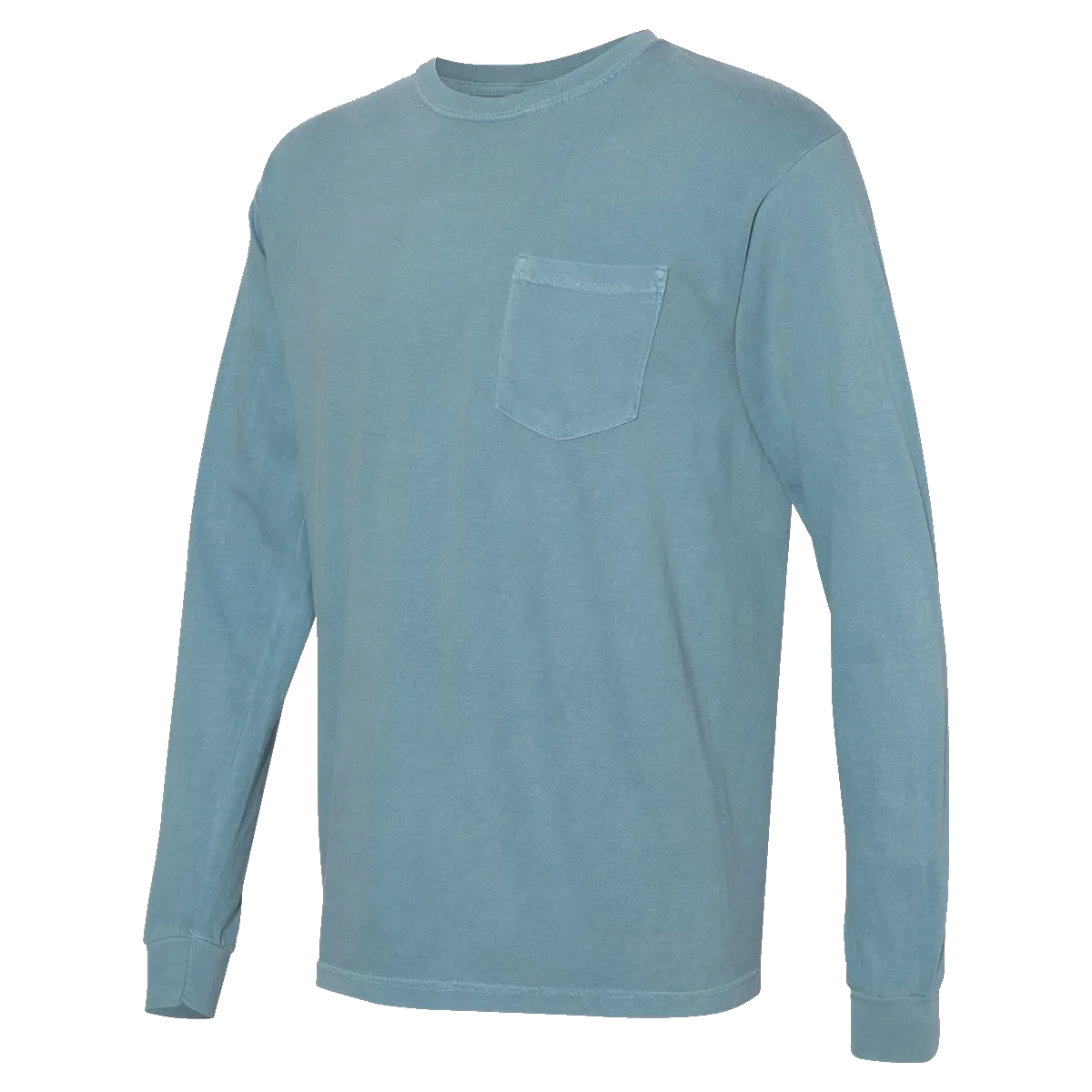 A1771 Heavyweight Ring Spun Long Sleeve Pocket Tee
