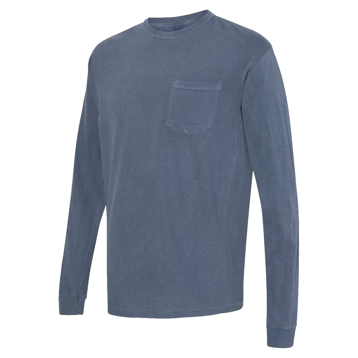 A1771 Heavyweight Ring Spun Long Sleeve Pocket Tee
