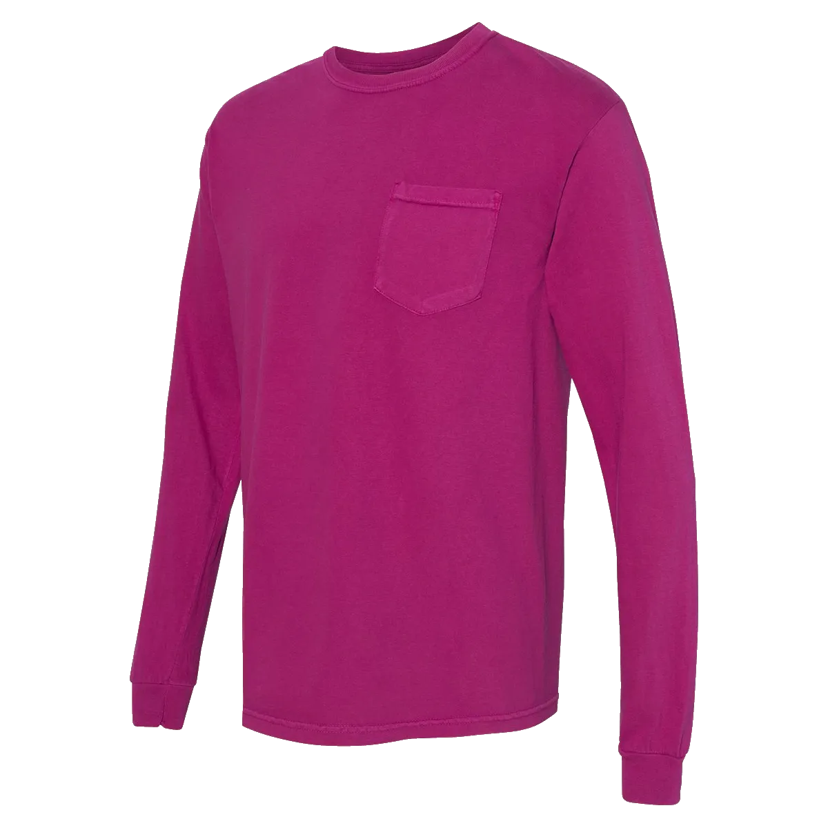 A1771 Heavyweight Ring Spun Long Sleeve Pocket Tee