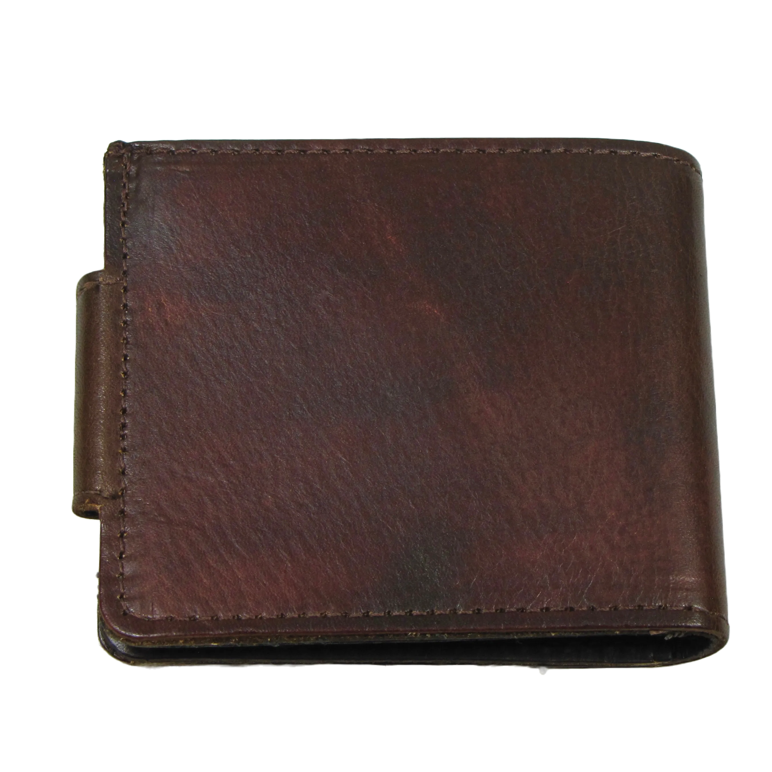 AB320-46 - Antique Finish Snap Wallet w/Coin Pocket