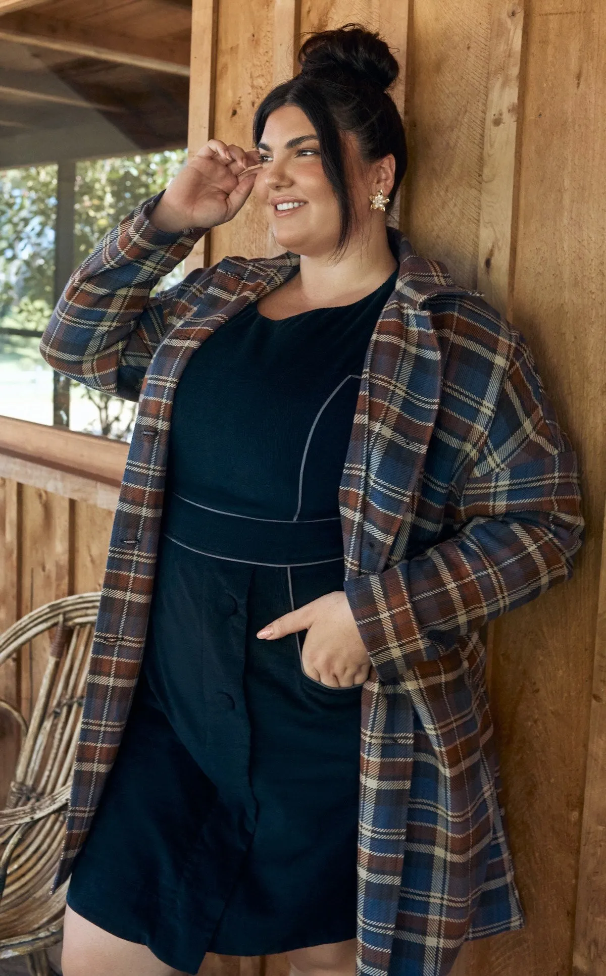 Abby Tunic Corduroy - Midnight
