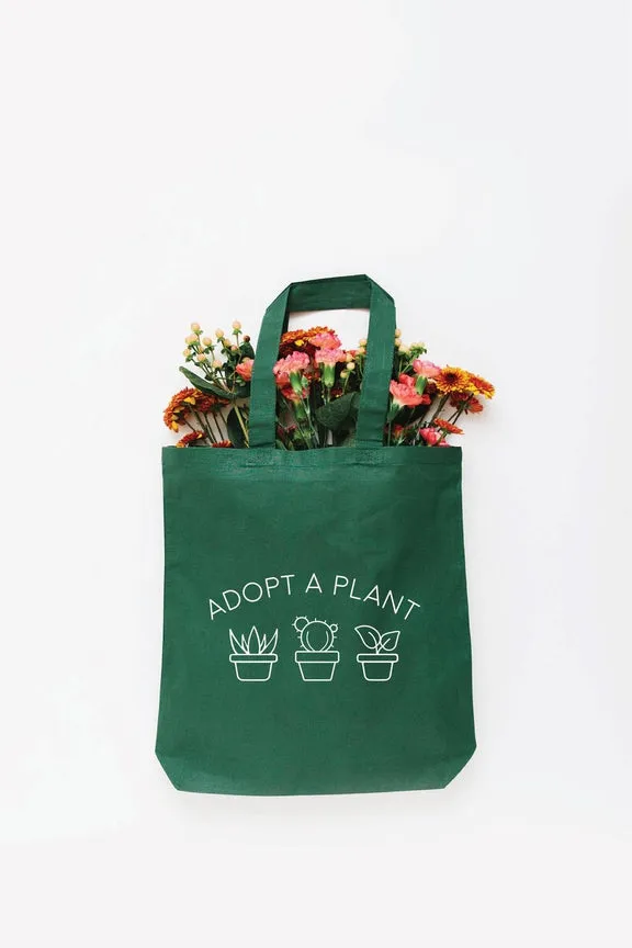 Adopt a Plant Tote Bag