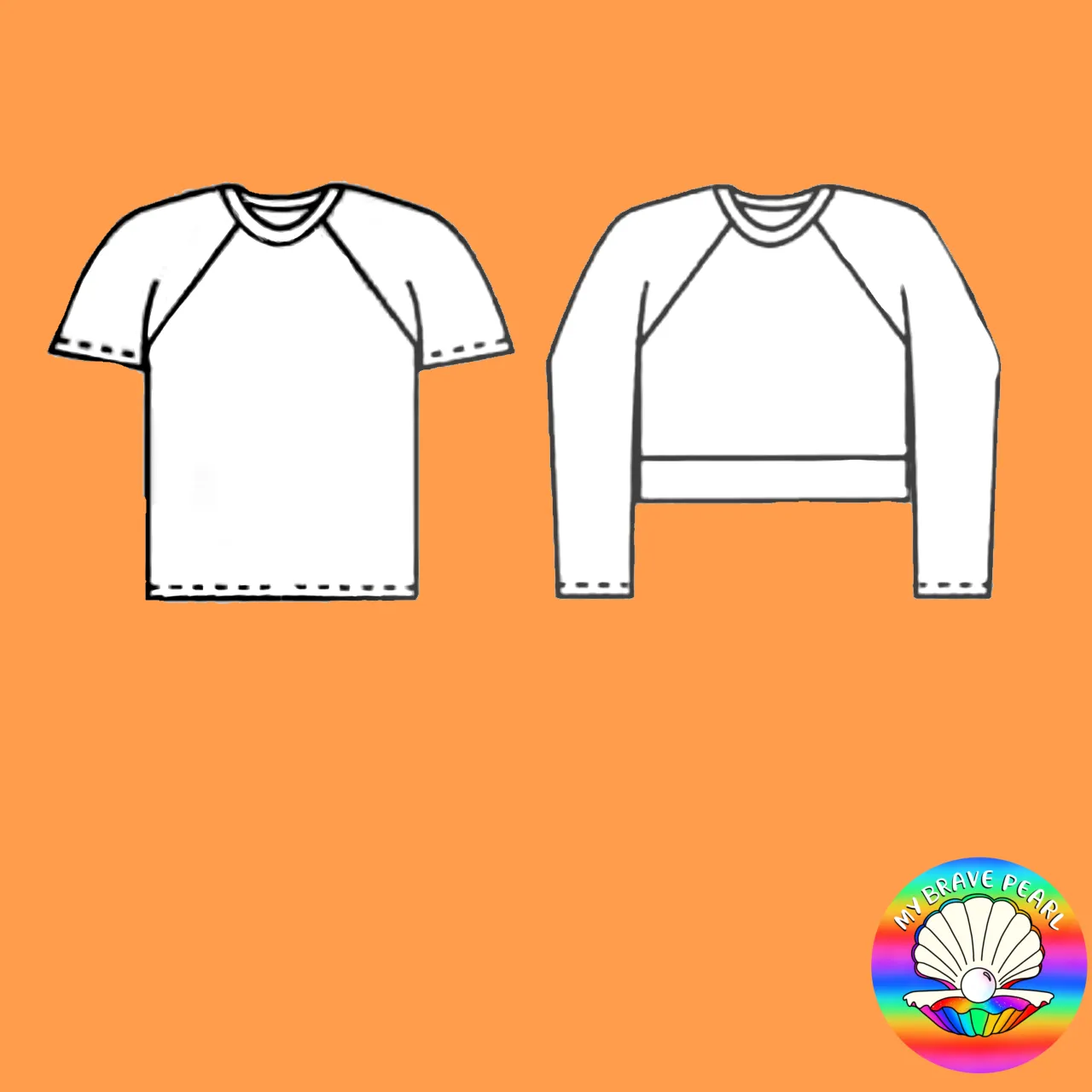 Adults Preorder Rashguard Swim Crop - Curve Fit