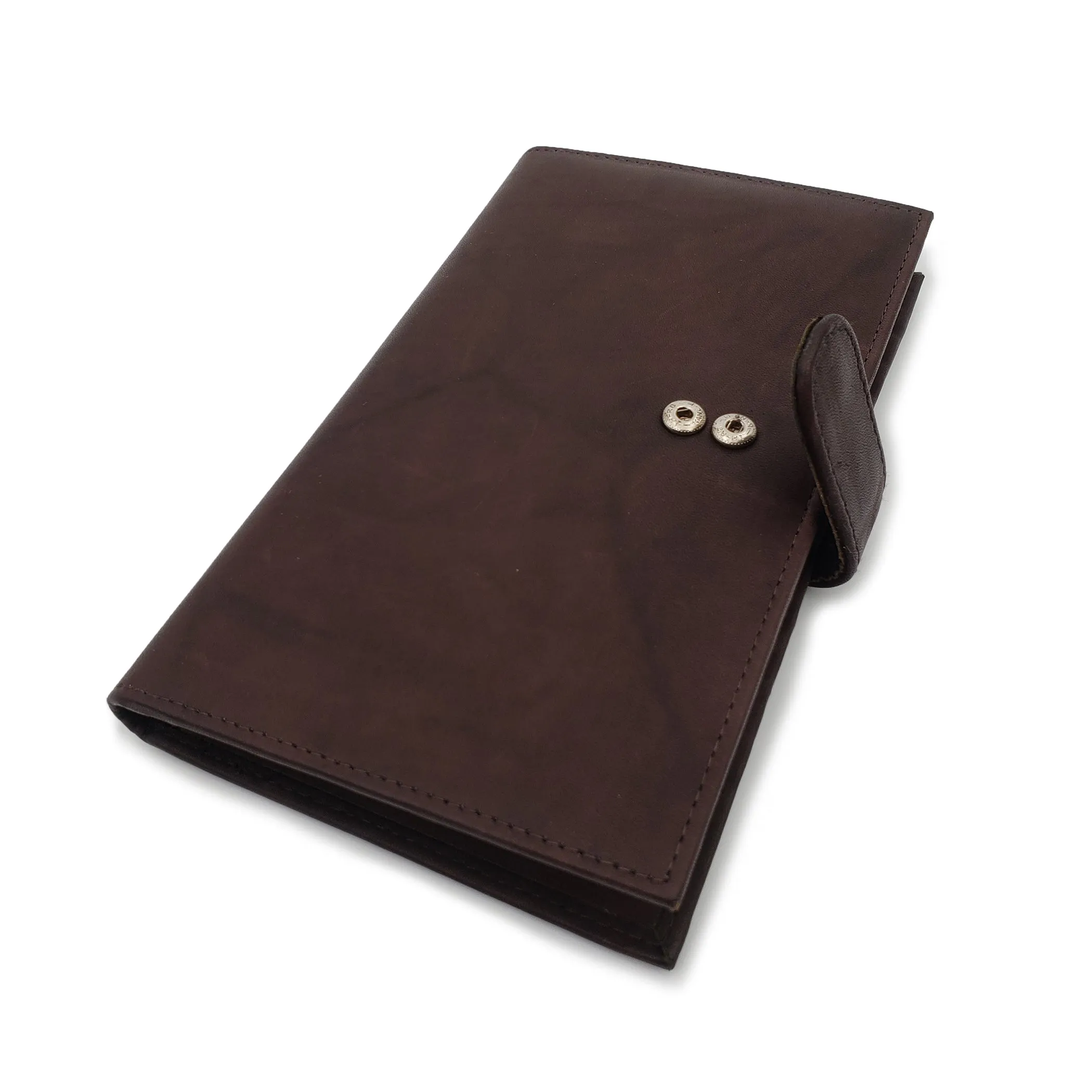 AG Wallets RFID Snap Close Leather Credit Card Organizer & Wallet