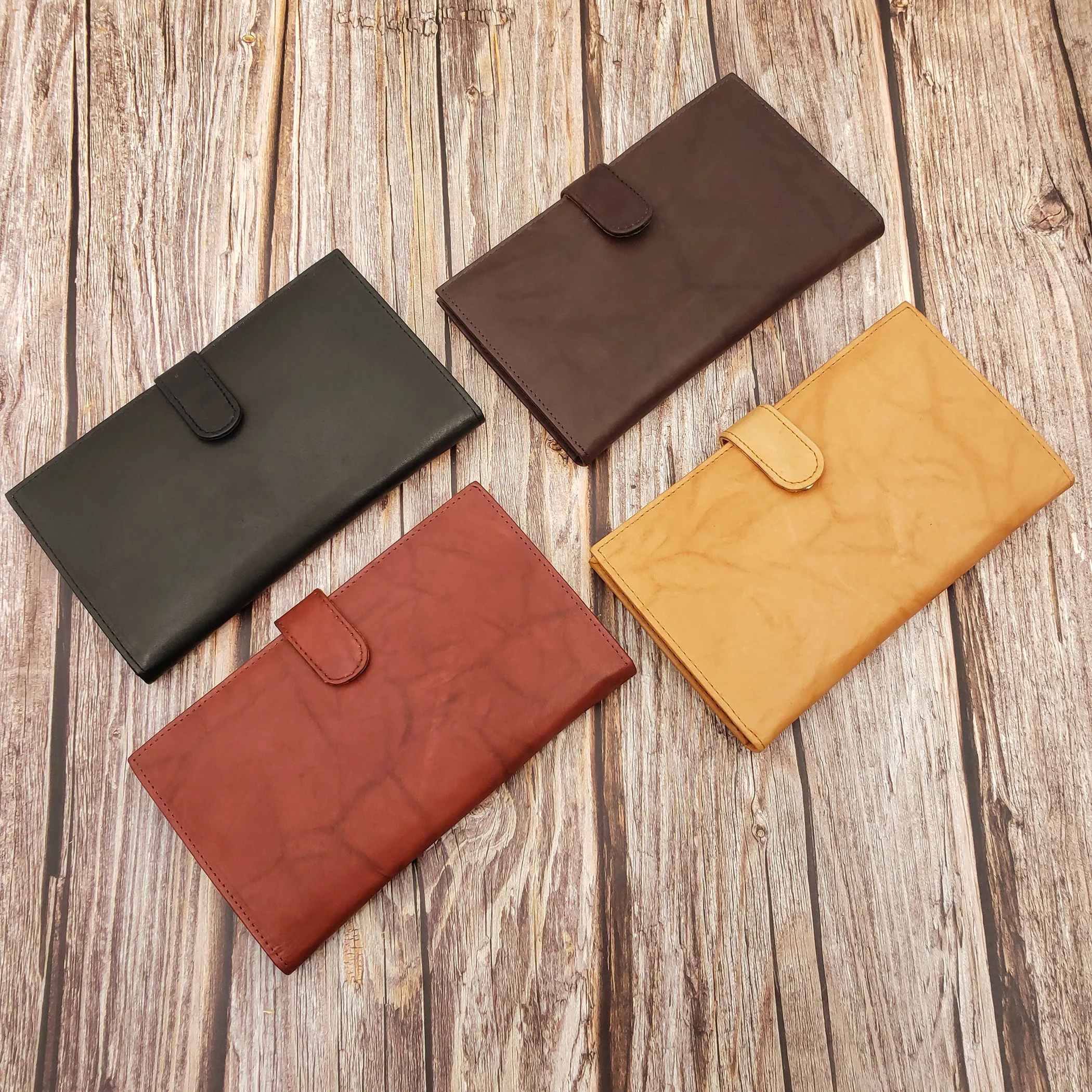 AG Wallets RFID Snap Close Leather Credit Card Organizer & Wallet