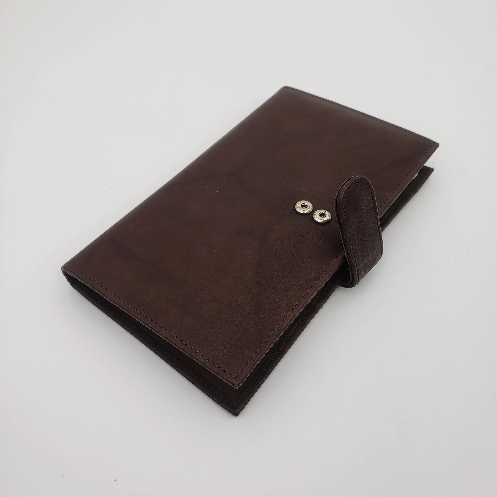 AG Wallets RFID Snap Close Leather Credit Card Organizer & Wallet