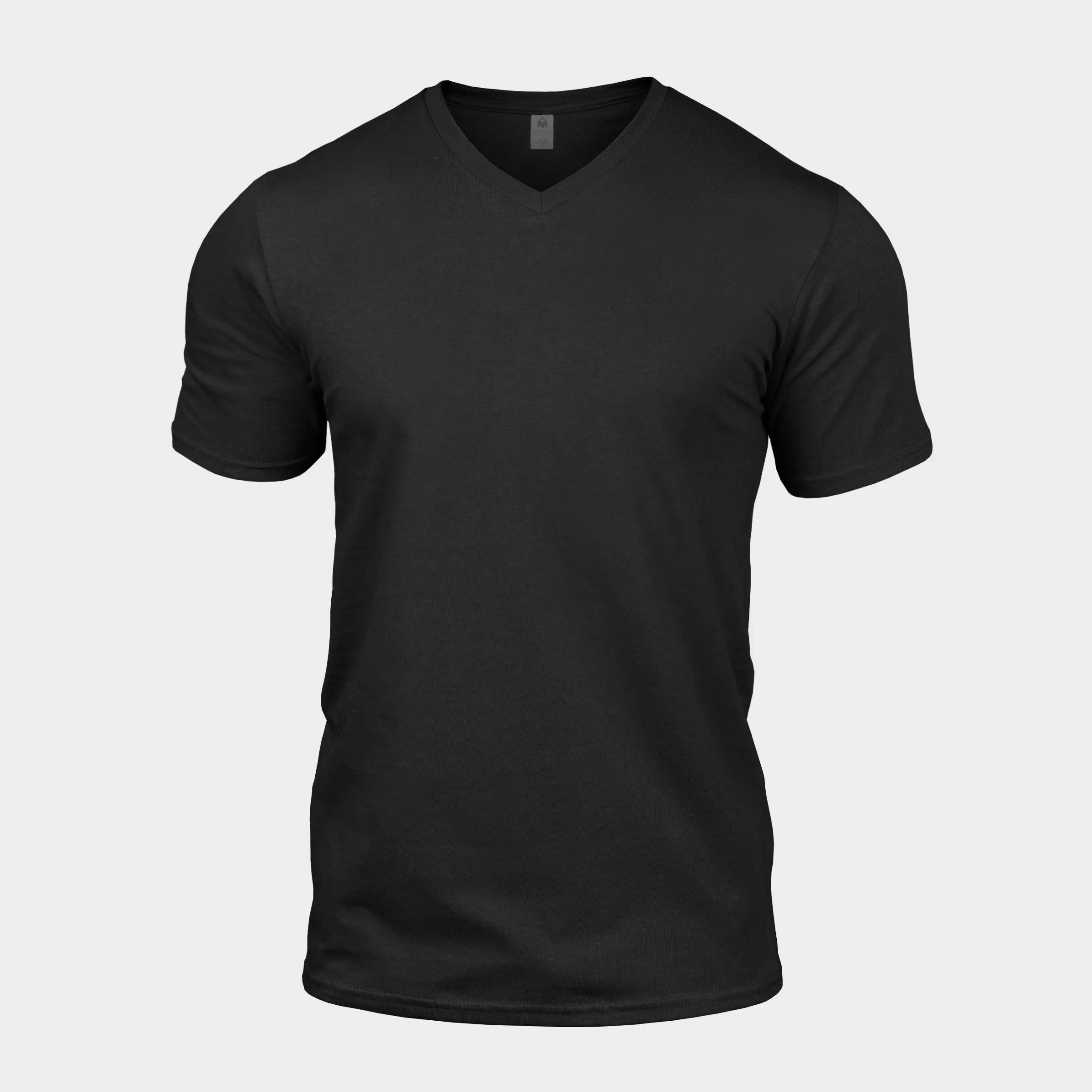 All Black V-Neck 12 Pack