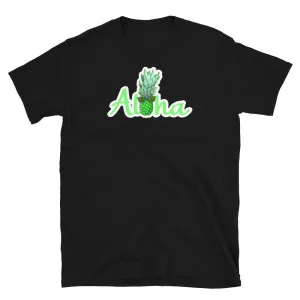 Aloha Hawaiian Pineapple Novelty T-Shirt