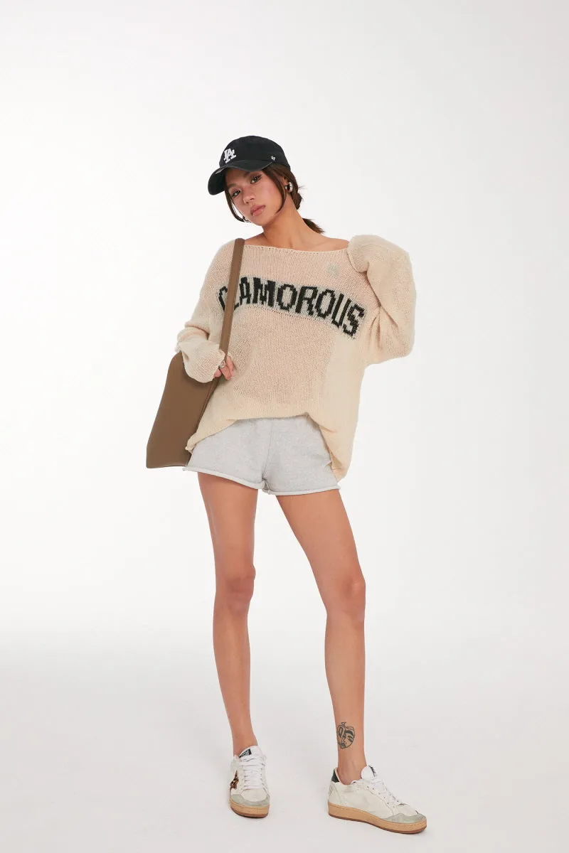 Alpaca Off-Shoulder Sweater