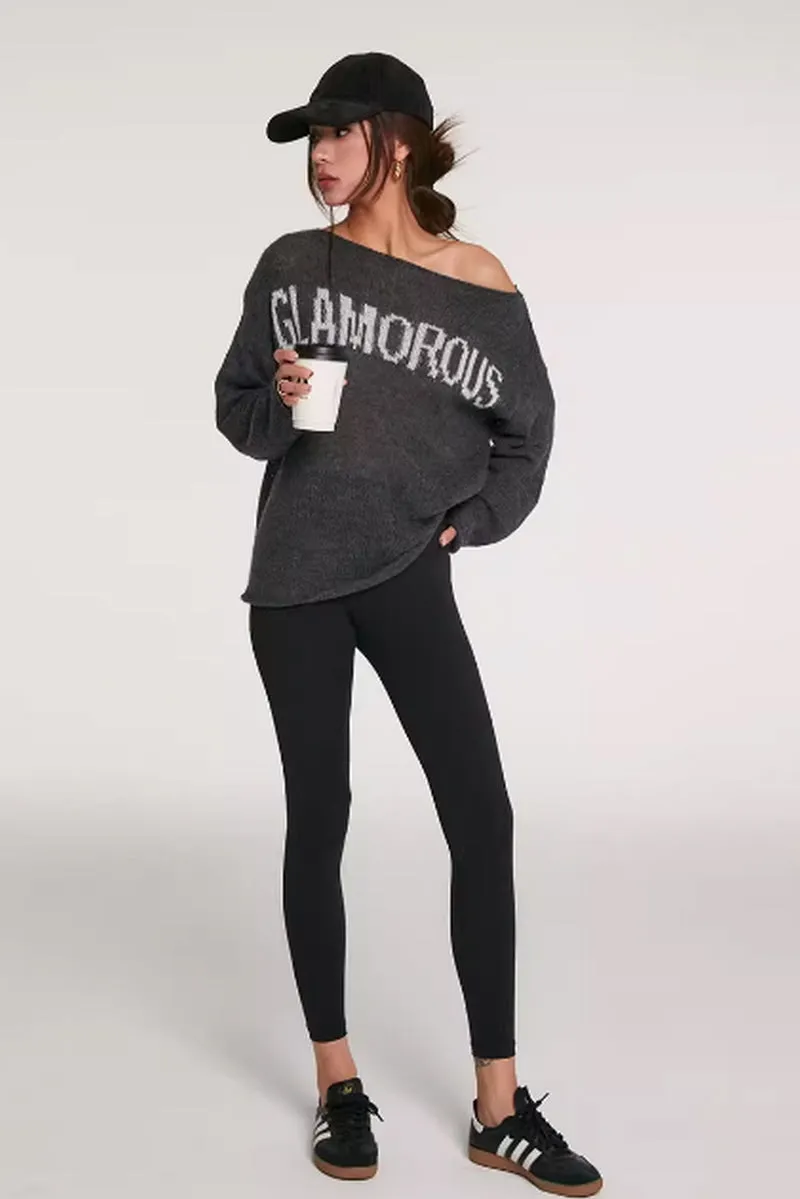 Alpaca Off-Shoulder Sweater