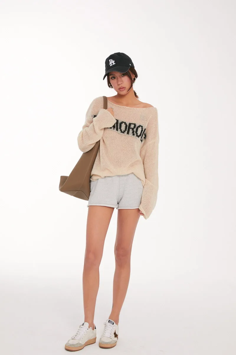 Alpaca Off-Shoulder Sweater