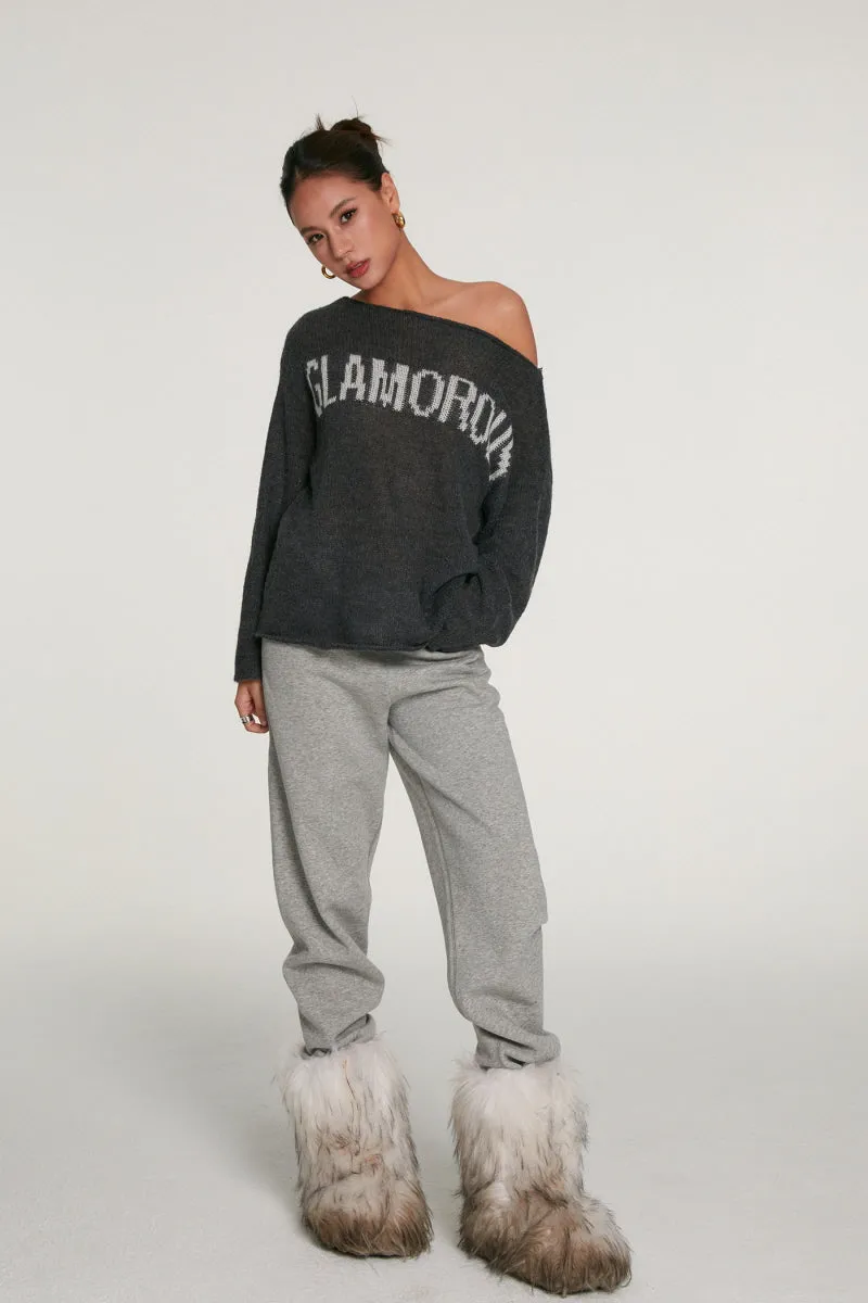 Alpaca Off-Shoulder Sweater