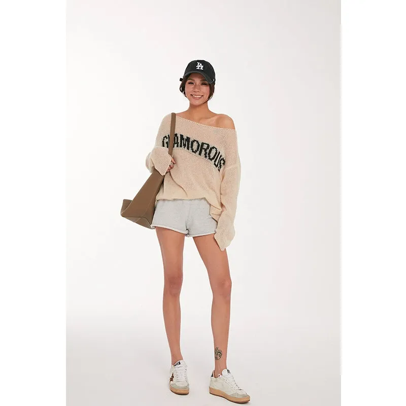 Alpaca Off-Shoulder Sweater