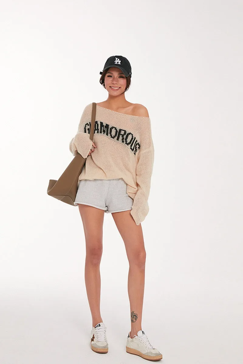 Alpaca Off-Shoulder Sweater