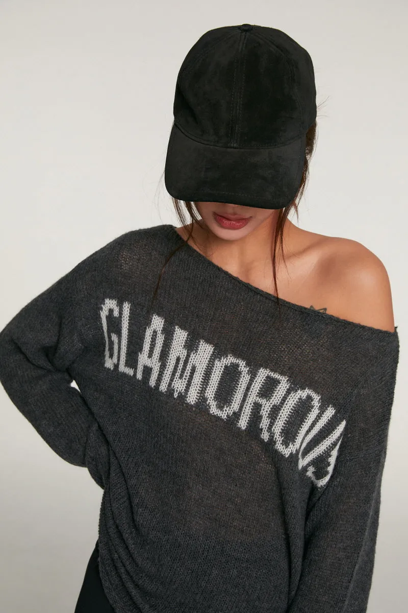 Alpaca Off-Shoulder Sweater