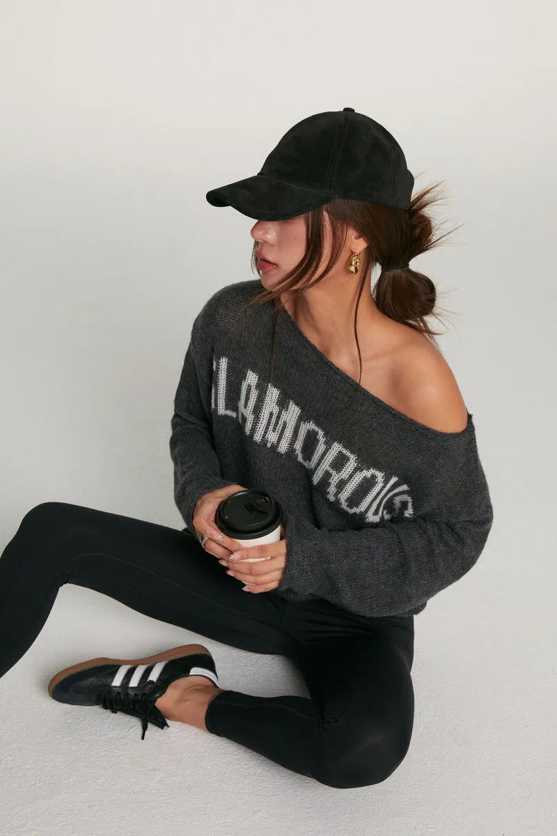Alpaca Off-Shoulder Sweater