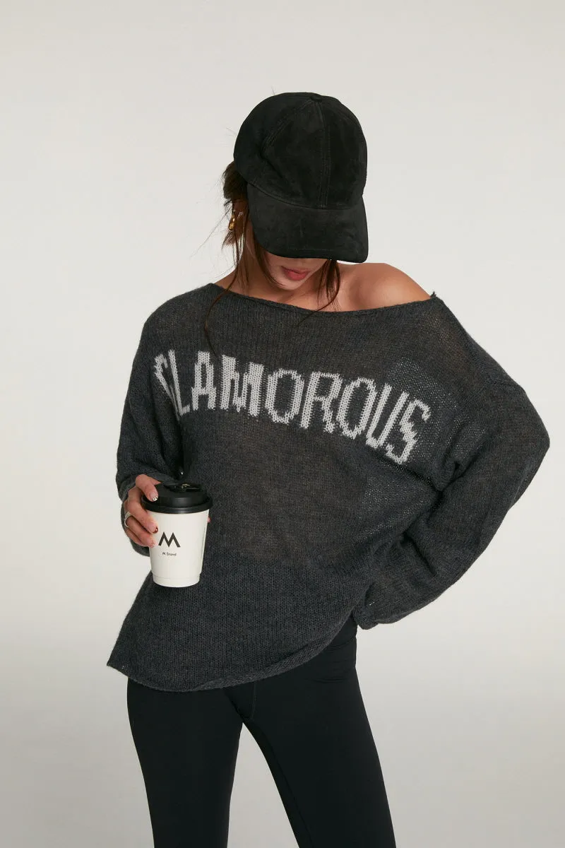 Alpaca Off-Shoulder Sweater