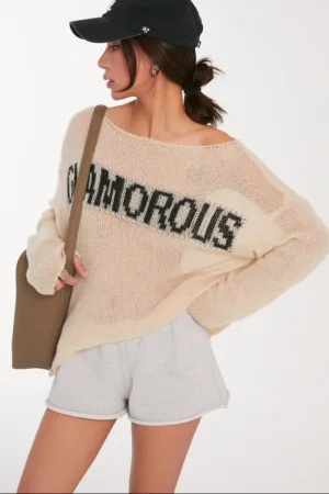 Alpaca Off-Shoulder Sweater
