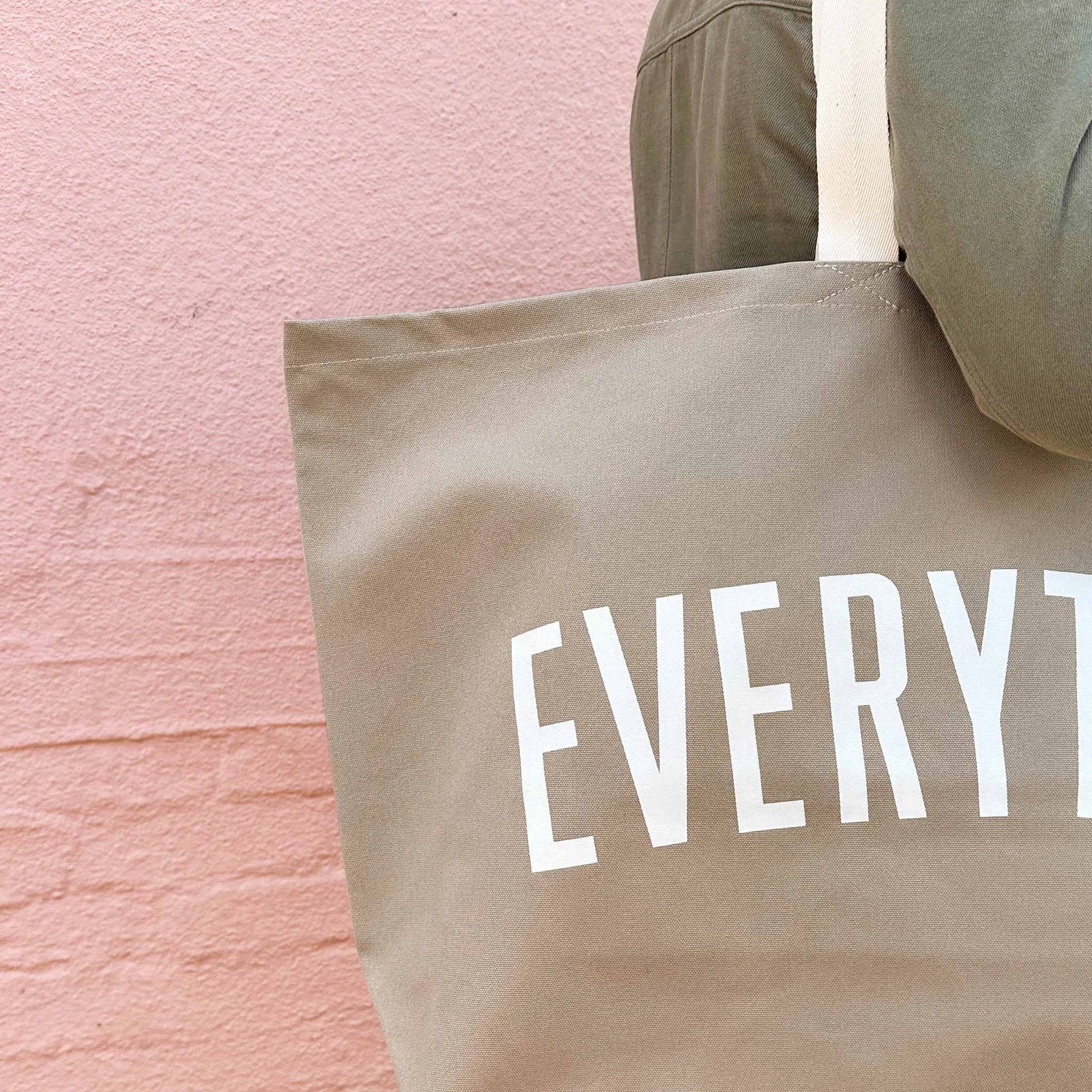 Alphabet Bags - Everything - Stone - REALLY Big Bag