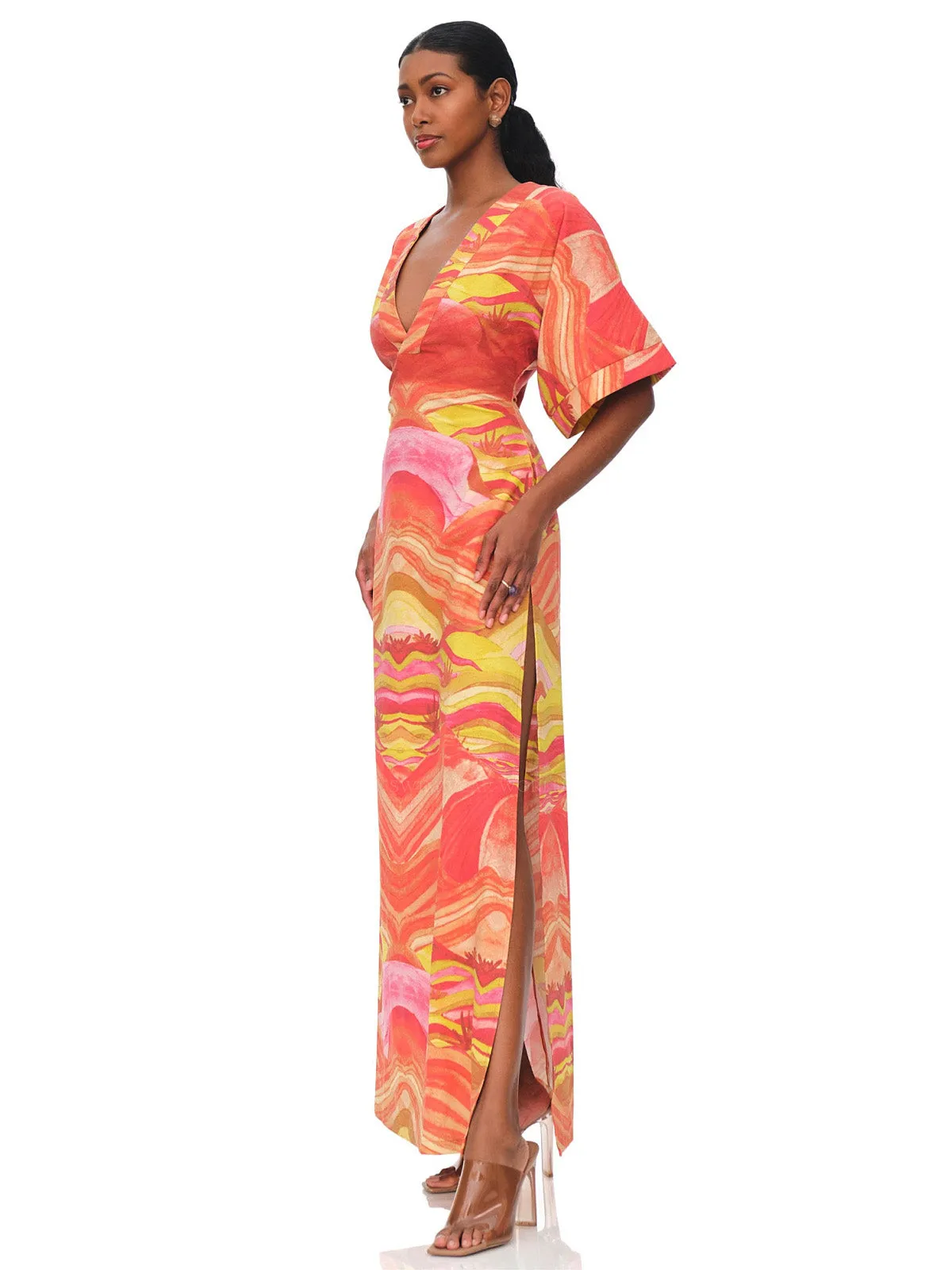 Alyma Kaftan Dress ::RET