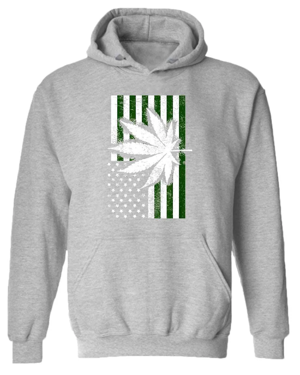American flag leaf hoodie
