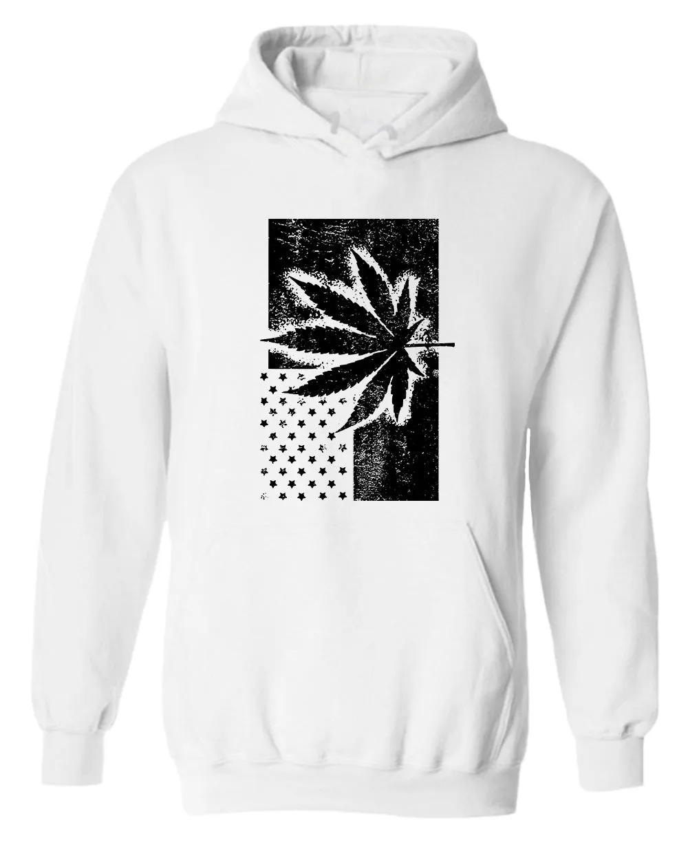 American flag leaf hoodie
