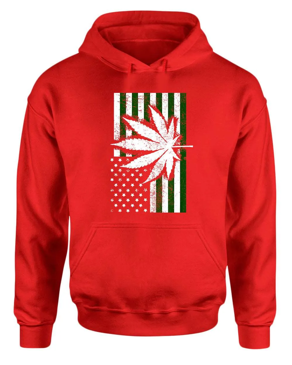 American flag leaf hoodie