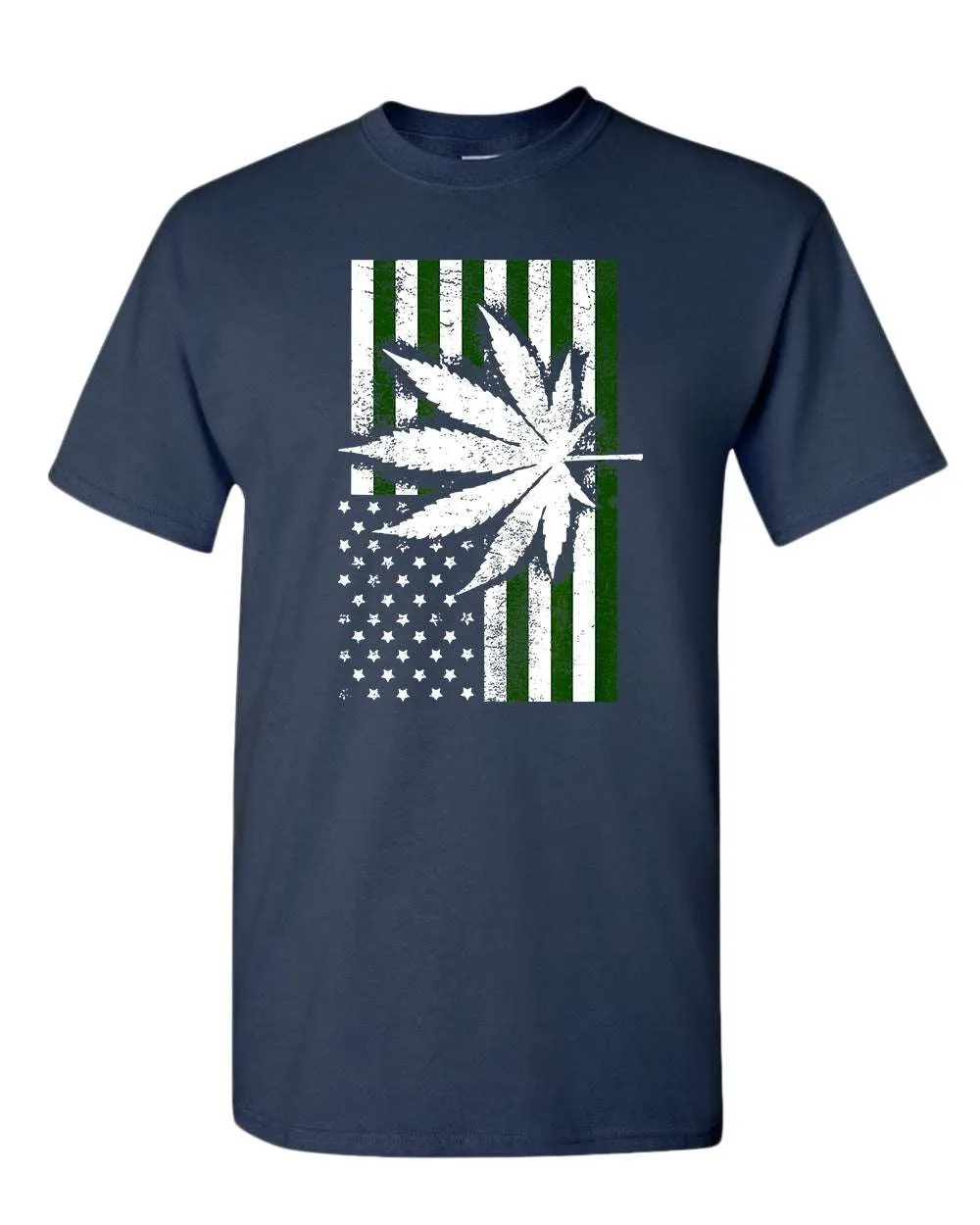 American flag leaf t-shirt