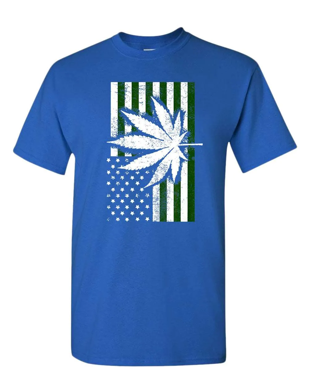 American flag leaf t-shirt