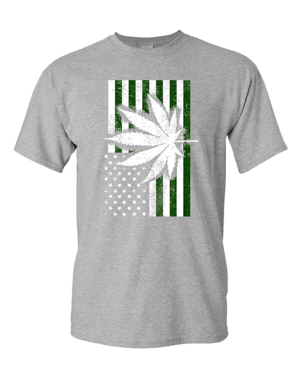 American flag leaf t-shirt