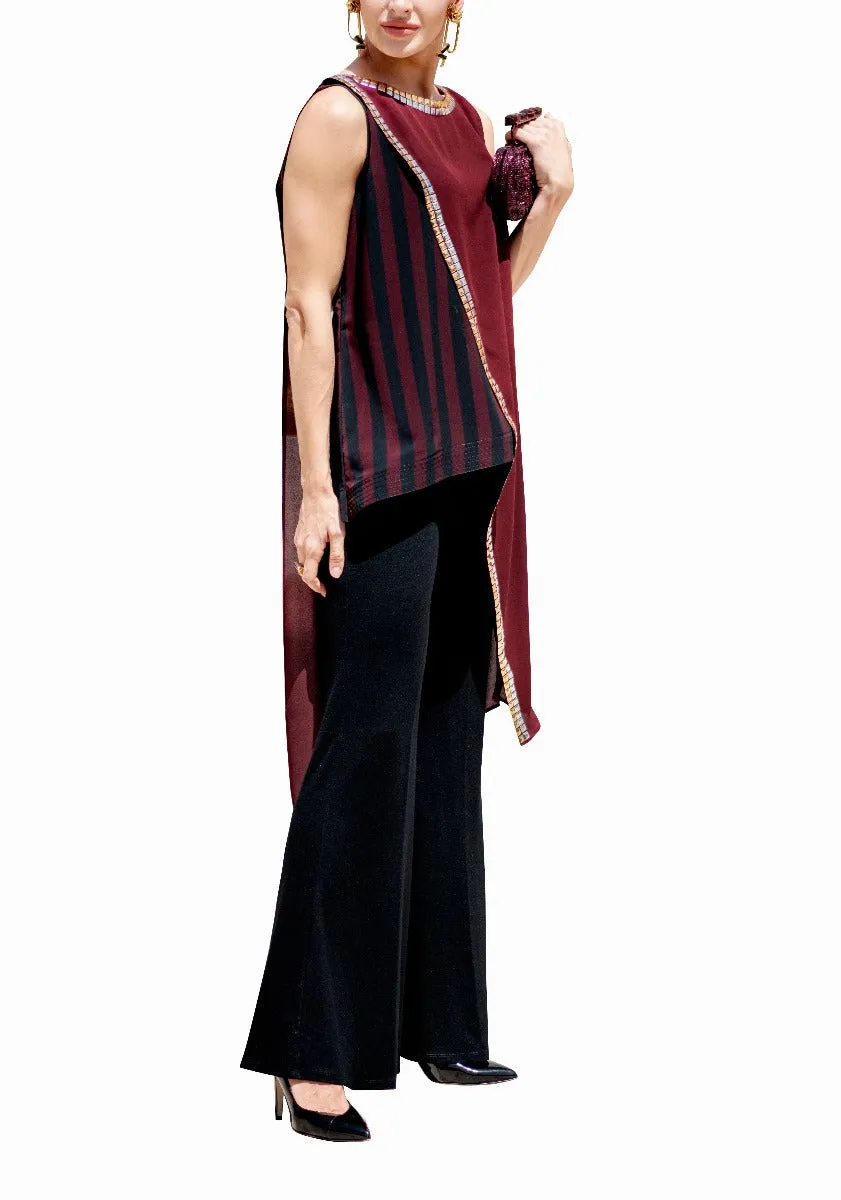Amora Glam - Maroon Tunic